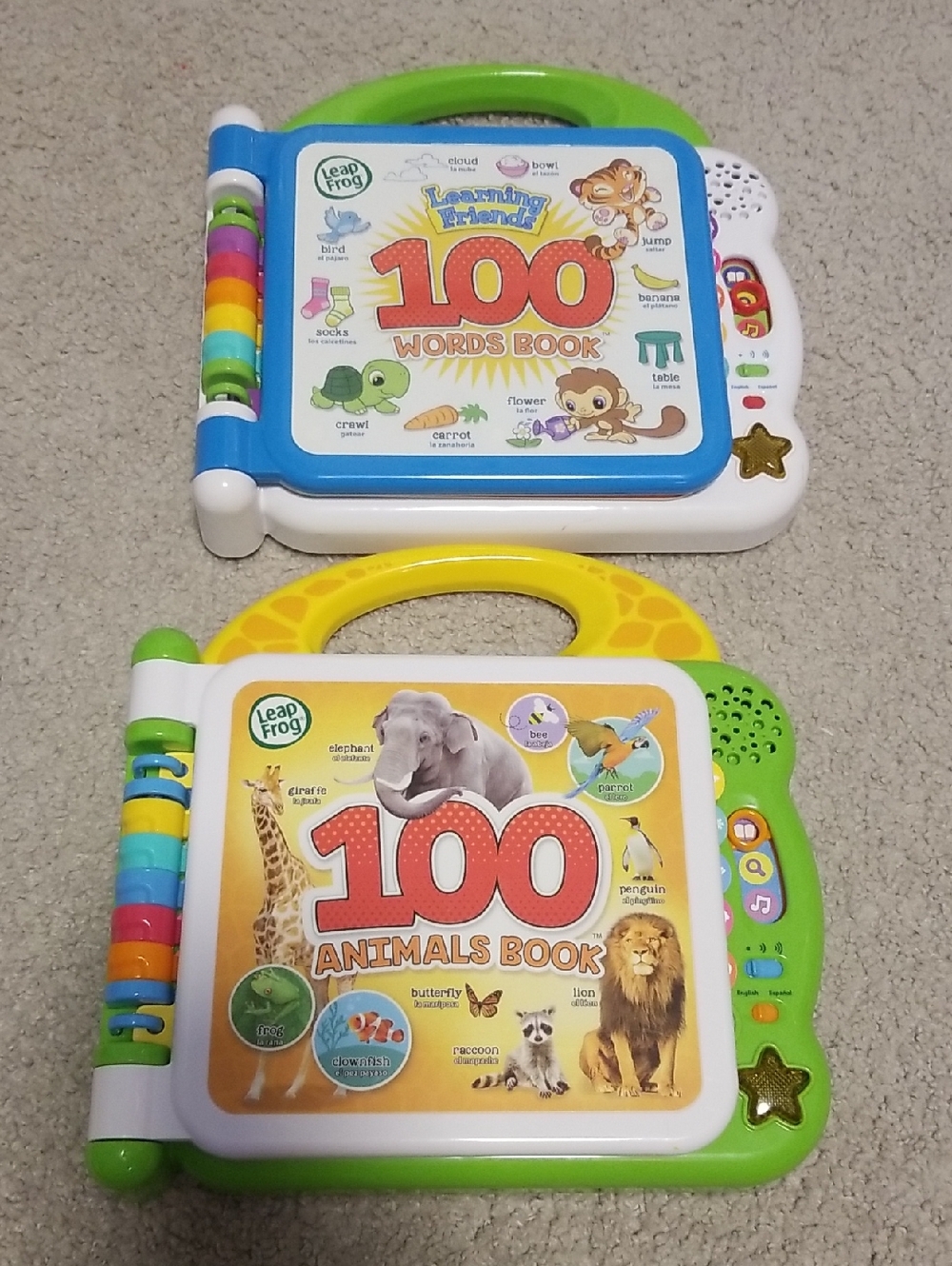 Two Leap Frog Learning Books